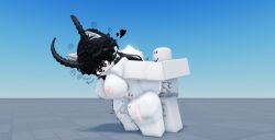 1boy 1girls @_@ blush breasts dizzy dizzy_eyes emofurry furry horny orgasm pussy_ejaculation pussy_juice roblox roblox_avatar robloxian sex_from_behind squirting_orgasm