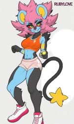 ai_assisted ai_generated barbara_the_luxray fit_female furry furry_female furry_only luxray pokemon rubylove sexy sexy_body