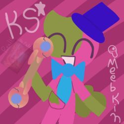 1boy alien alien_boy alien_humanoid cumming ethereal_monster ethereal_workshop holding_staff ketlynstar male male_only meeb meebkin meme_in_the_background monster monster_boy my_singing_monsters penis smiling staff tagme top_hat yourmom75