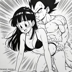 cheating cheating_wife chichi dragon_ball dragon_ball_super dragon_ball_z fucked_from_behind jorenran manga vegeta