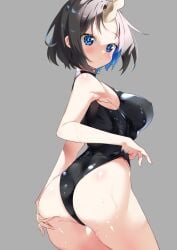 1girls ai_generated arami_o_8 areola_bulge armpits ass ass_grab back bare_arms bare_ass bare_butt bare_hands bare_hips bare_legs bare_shoulders bare_skin bare_thighs bewitching_thighs bikini birthing_hips black_bikini black_hair black_hair_female black_one-piece_swimsuit black_swimsuit black_swimwear blue_eyes blue_eyes_female blush blush_face blush_lines blushed_face blushing_at_viewer blushing_face blushing_female breasts bust_cup butt_crack_outline butt_grab child_bearing_hips curvaceous curvaceous_body curvaceous_female curvaceous_figure curvaceous_hips curvy curvy_ass curvy_body curvy_female curvy_figure curvy_hips dot_nose dripping_wet elbows elma_(dragon_maid) exposed_arms exposed_ass exposed_butt exposed_hips exposed_legs exposed_shoulders exposed_skin exposed_thighs fair_skin female female_focus female_only fertile_hips fingers grabbing_ass grabbing_butt grabbing_own_ass grabbing_own_butt grey_background groin groping_ass groping_butt hand_on_ass hand_on_butt hand_on_own_ass hand_on_own_butt horn hourglass_figure large_breasts lean_body lean_figure legs light-skined_female light-skinned light-skinned_female light_skin light_skin_female light_skinned light_skinned_female looking_at_viewer looking_back looking_back_at_viewer medium_hair miss_kobayashi's_dragon_maid narrow_waist nipple_bulge one-piece_swimsuit parted_bangs shiny_ass shiny_butt shiny_hair shiny_shoulders shiny_skin short_hair shoulders sideboob simple_background slender_body slender_waist slim_girl slim_waist smooth_skin soaked solo standing swimsuit swimwear thick_ass thick_thighs thighs thin_waist upper_body wet wet_ass wet_belly wet_bikini wet_body wet_breasts wet_butt wet_face wet_hair wet_legs wet_skin wet_thighs wide_hips