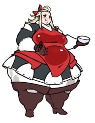 better_with_salt big_belly bravely_default bravely_default:_flying_fairy color edea_lee obese thick_thighs weight_gain