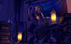 1futa 1girls 3d blizzard_entertainment female futanari nightborne nude original purple_skin satyr satyr_(warcraft) sex srkloruc vaginal_penetration vaginal_sex valryna_trisbanise warcraft white_hair world_of_warcraft