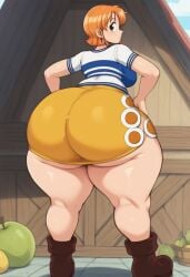 ai_generated big_ass bottom_heavy gvukub huge_ass nami one_piece thick_thighs wide_hips