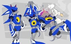 1robot bileshroom blush blush_lines disembodied_hand disembodied_hands metal_sonic neo_metal_sonic robot sketch_page sonic_(series) sonic_the_hedgehog sonic_the_hedgehog_(series)