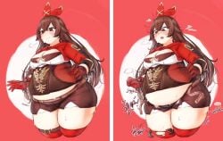 amber_(genshin_impact) belly big_belly fat fat_ass fat_female fat_girl fat_thighs fat_woman genshin_impact hoyoverse mihoyo mihoyo_technology_(shanghai)_co._ltd. mondstadt_girls orristerioso tagme tight_clothing weight_gain weight_gain_female