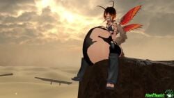 bug_girl digested digestion kiwiplaysvr stalker_(helldivers) stomach_noises tagme terminid video vore vore_belly vrchat