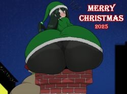 tsuyu asui from christmas by snakebd