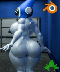 1girls 3d 3d_(artwork) anus_peek back_view behind_view eidolon female female_only kennyb0mber_(artist) naked naked_female rear_view robot robot_girl robot_humanoid tagme