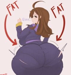 ass ass_shake backboob backside big_ass big_breasts big_thighs breasts brown_hair curves curvy curvy_figure cute cute_face fat_ass female female_focus female_only fully_clothed ginga777 hips hips_wider_than_shoulders kono_subarashii_sekai_ni_shukufuku_wo! konosuba panties_visible_through_clothing panty_line pantylines pretty purple_clothing sexy sexy_body shoulder_length_hair shy shy_expression sideboob solo solo_female solo_focus thick_ass thick_thighs wide_hips wide_thighs wiz_(konosuba) wizard