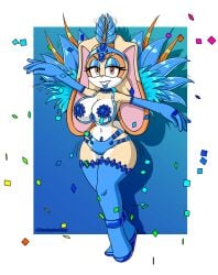 2d 2d_(artwork) 2d_artwork belly_button big_ass big_breasts big_thighs blue_eyeshadow blue_lipstick blue_makeup carnival carnival_outfit confetti eyeshadow flashpoint_gear_(artist) flashpointgear headwear hourglass_figure hourglass_figured_anthro hourglass_figured_female juicy_ass juicy_breasts juicy_butt juicy_thighs lipstick long_gloves makeup rabbit rabbit_ears rabbit_girl rabbit_humanoid sega sonic_(series) sonic_the_hedgehog_(series) stockings thick_hips thick_thighs thin_waist vanilla_the_rabbit wide_hips wide_thighs