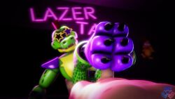 2boys alligator animated animatronic anthro balls crocodilian cum_on_feet erection eyewear feet first_person_view five_nights_at_freddy's five_nights_at_freddy's:_security_breach foot_fetish foot_play footjob foreskin gay genitals glans green_body interspecies looking_at_viewer machine male male/male male_pov mammal montgomery_gator_(fnaf) nude penis reptile robot rookieanimator210 scottgames sex sunglasses tagme teeth video