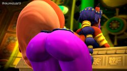 1girls 3d 3d_animation animated anthro ass ass_clapping ass_focus big_ass blue_hair bouncing_ass carmelita_fox clapping_cheeks clothing dancer dancer_outfit fat_ass female female_only fox furry furry_only gluteal_fold huge_ass jiggle jiggling_ass large_ass massive_ass rear_view skunkdude13 sly_cooper_(series) solo sound tail thick_ass thick_thighs thunder_thighs twerking video wide_hips