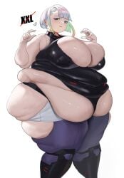 cyberpunk:_edgerunners fat_ass lucy_(cyberpunk) softon ssbbw thick_ass thick_thighs