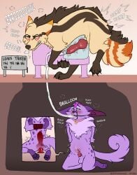 anal anal_sex animal_genitalia animal_penis anthro anus badfurgood bodily_fluids bondage bound breeding_mount canid canine canine_genitalia canine_penis canis collar cum cum_in_mouth cum_inside cum_tube dildo dildo_in_ass dildo_insertion dildo_sitting duo felid feline_genitalia feline_penis feral flicker_(vainglory) from_behind_position genital_fluids genitals hi_res knot knotted_dildo knotted_penis leaking_precum male male/male mammal masturbation motion_lines mounting muzzle_(object) muzzled object_in_ass pawpads penetrable_sex_toy penetration penile_spines penis precum sex sex_toy sex_toy_in_ass sex_toy_insertion sheath sign tally_marks wolf