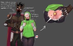 armor armored_male ass_grab beard big_ass big_bulge black_body clothed cum_drip cum_in_ass cum_in_pussy cuntboy dream_smp dreamsmp dreamwastaken dsmp farfadox freckles freckles_on_ass freckles_on_face gay hispanic_youtuber masked_male mcyt minecraft minecraft_youtubers plug_(sex_toy) pussy_juice size_difference sweat twitch twitch.tv twitch_streamer twitter twitter_username white_eyes x-ray youtube youtuber youtubers