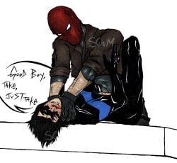 2males dc_comics dick_grayson jason_todd original transman_jason_todd