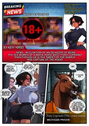 # 1girls 1horse ai_generated ai_slop animal_penis asian asian_female big_ass big_breasts brown_hair cheating cheating_wife comic corruption criminal cucked_by_beast dialogue english_text horse horsecock horsecock_on_humanoid humor male netorare ntr police police_uniform policewoman sparrow_(artist) tomboy western_cartoon