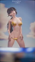 1girls 3d 3d_(artwork) animated areola areolae bikini bikini_bottom bikini_top black_hair blender bra breasts cleavage clothed/nude completely_nude completely_nude_female dashyarts embarrassed_nude_female enf epic_games female female_focus female_only fortnite fortnite:_battle_royale freckles freckles_on_face green_eyes helsie_(fortnite) helsie_midnight_(fortnite) light-skinned_female light_skin looking_at_viewer lost_bikini lost_clothes medium_breasts nipples nude nude_female ocean panties petite petite_body petite_female pool presenting pussy pussy_lips pussy_peek shaved_crotch shaved_pussy showing_off slim_waist small_breasts smile smiling sound sound_effects standing tagme vagina video wardrobe_malfunction water