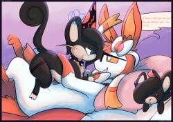 alolan_form alolan_rattata bed bell birthday birthday_gift birthday_sex clothing collar ear_piercing ear_ring eeveelution female feral feral_on_feral fishnet_clothing fishnet_leggings fishnet_legwear furniture generation_6_pokemon generation_7_pokemon hat headgear headwear hi_res leggings legwear male male/female nintendo on_bed party_hat piercing plushie pokemon pokemon_(species) regional_form_(pokemon) ring_piercing screamoshaymin sex spiked_collar spikes sylveon