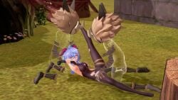 1girls 2boys 3d ahandsomea animated anthro ass audible_creampie blood blue_hair bodysuit bouncing_breasts brain brain_fuck breast_grab breasts censored corpse cum cum_inside curved_horn dark-skinned_male death empty_eyes eyes_rolling_back female female_death ganyu_(genshin_impact) genshin_impact gore guro hand_grab handjob hilichurls_(species) horn huge_breasts kneeling koikatsu male monster mosaic_censoring multiple_males multiple_penises necrophilia nipples penis pussy sectoral_heterochromia sex short_hair skull_fucking snuff sound straight tagme torn_clothes vaginal_penetration video