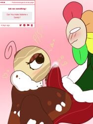 begging begging_for_sex bobette_(dandy's_world) clothed clothing cock cock_hungry cock_worship dandy's_world dandy_(dandy's_world) dick thatsexyrat