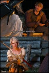 3d barefoot ciri closed_eyes fat_male feet feet_fetish female hot kissing makeout male nude nude_female phillip_strenger sex sexy standing_sex sumwut3d the_witcher_(series) the_witcher_3:_wild_hunt tongue_kiss ugly_bastard