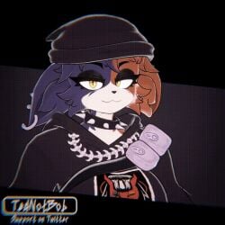 animated big_breasts breasts cleavage female fortnite furry gif huge_breasts meow_skulls_(fortnite) nonarycubed tagme tednotbob