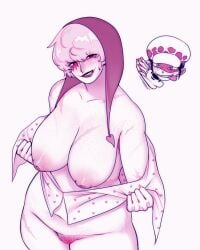 2girls ariem_(pixiv) big_breasts blush bottomless breasts_out cleavage donquixote_rosinante embarrassed facepaint female female_only female_pervert freckles genderswap_(mtf) huge_breasts inverted_nipples large_areolae looking_at_viewer makeup monochrome no_bra one_piece open_shirt pervert pink_theme presenting_breasts pubic_hair rule_63 sagging_breasts scars scars_all_over short_hair shy smile solo_focus sweatdrop trafalgar_law trafalgar_law_(female) undressing very_short_hair wide_hips yuri
