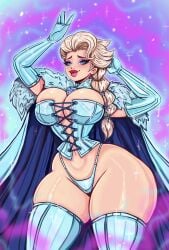 elsa (frozen) from frozen (film) by theartofmathew