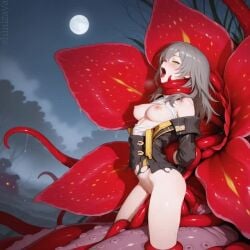 2d_animation ai_generated ai_generated_video anal_sex animated arms_behind_back blush exposed_breasts honkai:_star_rail night_sky open_mouth plant plant_tentacle ripped_clothing saliva shinizaya stelle_(honkai:_star_rail) tagme tentacle tentacle_penetration tentacle_rape tentacle_sex tentacles_around_neck vaginal_penetration video