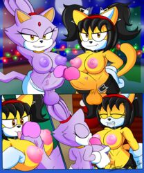 blaze the cat from sega by slickehedge
