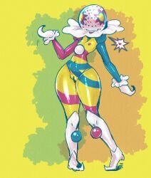 2026 abstract_background areola biped blacephalon blue_areola blue_body blue_nipples blush blush_lines breasts currentlytr_ash female female_humanoid generation_7_pokemon genitals heart_symbol hi_res humanoid humanoid_genitalia humanoid_vulva mismatched_nipples multicolored_body navel nintendo nipples not_furry nude nude_female nude_humanoid pigeon_toed pink_areola pink_body pink_nipples pink_tongue pokemon pokemon_(species) small_breasts solo standing teeth thick_thighs tongue tongue_out ultra_beast vulva white_body wide_hips yellow_body