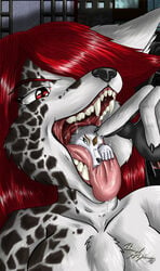 chest_tuft furry rena_ayama_(artist) swallowed_whole swallowing swiftayama vore