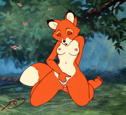 disney masturbation nipples roary the_fox_and_the_hound vixey