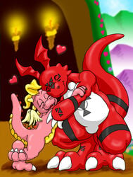 cassie_(dragon_tales) crossover digimon dragon_tales female guilmon