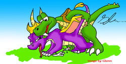 anthro croc cum dragon furry glenn male_only spyro spyro_the_dragon tagme