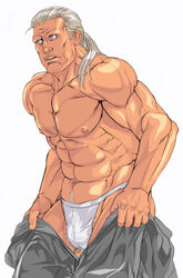 batou ghost_in_the_shell male_only tagme white_background