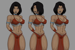 1girls abs alternate_costume angry annoyed bare_midriff belly_button birds_of_prey black_hair black_pubic_hair blue_lips blue_lipstick bra breasts brown_eyes bust cleavage collar curvaceous curvy dark_hair dc dc_comics erect_nipples erect_nipples_under_clothes female female_focus female_only frown game_cg glare gloves grey_background hair_over_one_eye hands_behind_back harem_outfit human human_only lady_shiva large_breasts lipstick loincloth looking_at_viewer makeup medium_hair metal_collar midriff milf navel nipple_bulge nipples nipples_visible_through_clothing pinup pubic_hair pussy red_bra red_gloves red_loincloth see-through see-through_bra see-through_panties short_hair slave_collar smile smiling solo solo_female solo_focus standing stomach sunsetriders7 supervillain thick_thighs thighs uncensored voluptuous young_justice young_justice_(cartoon)