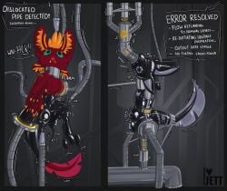 amputee avali bondage bound bulge chastity_bulge chastity_device clothing complete_pipeline disability drone english_text feeding feeding_tube force_feeding forced forniphilia goo_transformation hi_res latex latex_clothing latex_skinsuit latex_transformation lock_bulge lock_symbol machine mecha medical_instrument missing_all_arms missing_all_legs missing_all_limbs missing_arm missing_leg missing_limb null null_bulge perma permanent pipe pipelining portal portal_ring quadruple_amputee restrained_arms restraints ring rubberjett scientific_instrument skinsuit text tight_clothing transformation