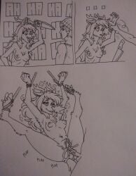 absurd_res anthro antlers arm_grab attempted_murder bite biting_lip bodily_fluids bondage bound breasts breed cervine chest_tuft clothed clothed_human clothed_male clothing cum cum_in_vagina cum_inside deer dominant dominant_human dominant_male duo ears_down ears_up erection evil_laugh excessive_cum excessive_genital_fluids eyelashes female genital_fluids genitals glowing glowing_nose hair hat headgear headwear heart_symbol hi_res hooves horn human human_on_anthro humiliation interspecies knife laugh long_hair looking_pleasured male male/female mammal murder_face murderer navel new_world_deer nipples nude nude_anthro nude_female overpowered penetration penis pivoted_ears plap_(sound) pubes reindeer restraints rope rope_bondage rough_sex rue_(the-minuscule-task) scared scared_eyes sex slim slim_anthro slim_female snout spacewhaleworship submissive submissive_anthro submissive_female traditional_media_(artwork) tuft vaginal_penetration vulva