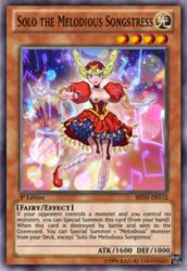 1girls dress duel_monster edit female green_eyes helmet pink_skin red_dress red_shoes solo_the_melodious_songstress urielmanx7 yu-gi-oh! yuu-gi-ou_duel_monsters