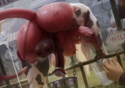 2026 accessory animal_genitalia animal_humanoid animal_penis animal_print animal_print_thigh_highs balls big_balls big_breasts bodily_fluids bound bovid bovid_humanoid bovine bovine_humanoid breasts bucket cattle chained chains clothing cock_ring container cow_print cow_print_thigh_highs cum cum_in_a_cup cum_in_container cum_string cup demon digital_drawing_(artwork) digital_media_(artwork) e0sca equine_genitalia equine_penis flared_penis genital_fluids genitals gynomorph hair hand_on_butt hands_tied hanging_balls hanging_breasts hanging_penis holding_container holding_cup holding_object horn huge_balls huge_cock human humanoid intersex intersex_humanoid jewelry legwear long_penis looking_at_viewer looking_back mammal mammal_humanoid massive_balls no_pupils open_mouth outside_sex pattern_clothing pattern_legwear pattern_thigh_highs penis penis_accessory penis_jewelry poney presenting_ass presenting_penis public_use questionable_consent red_body red_skin sex sign spread_legs spreading tail tally_marks teeth thick_penis thigh_highs torn_thigh_highs white_hair yellow_sclera