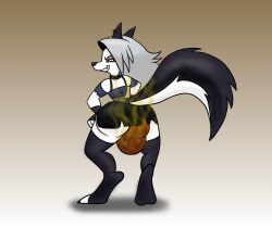 anthro canid canid_demon canine choker demon feces feces_in_ass feces_on_body feces_on_butt female hellaverse hellhound helluva_boss hi_res jewelry loona_(helluva_boss) mammal mythological_canine mythological_creature mythology necklace pooping_on_self red_eyes scat serafim6394 smelly smile soiled soiling solo