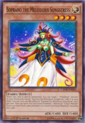 1girls breasts_out dress duel_monster edit female green_nipples green_skin headdress long_hair musical_note red_hair shoulder_pads soprano_the_melodious_songstress urielmanx7 yu-gi-oh! yuu-gi-ou_duel_monsters