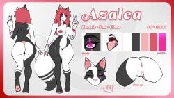 4_toes absurd_res andytakker animal_genitalia anthro anus areola ass black_body butt_focus canid canine character_name claws closed_eyes closed_smile diamond_(gem) english_text feet female fox front_view fur gem genital_slit genitals glistening glistening_eyes hair hi_res humanoid_genitalia information inner_ear_fluff mammal markings measurements model_sheet mouth_closed multicolored_body multicolored_fur multiple_angles multiple_poses navel nipples nude nude_anthro nude_female pawpads paws pink_anus pink_areola pink_claws pink_eyes pink_inner_ear pink_inner_ear_fluff pink_nipples pink_nose pink_vulva portrait pose rear_view red_hair side_view smile solo stripes tail tail_markings text toes toy tuft vulva white_body