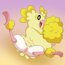 10s 1girls 2016 avian beak bird claws feathers feet female feral furry furry_only generation_7_pokemon green_eyes lonbluewolf naked nintendo nude open_mouth oricorio pokémon_(species) pokemon pom-pom_oricorio pussy solo spread_legs tongue video_games yellow_feathers