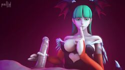 3d animated breasts clothing darkstalkers handjob morrigan_aensland no_sound pallidsfm small_breasts source_filmmaker straight succubus video