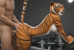 ai_generated anthro anthro_on_human anthropomorphic beautiful big_breasts breasts cum_in_pussy cum_inside cumming cumshot doggy_style dreamworks drooling feline feline_humanoid female fucked_from_behind fucked_senseless fucked_silly fur furry impregnated impregnation_request in_heat intercourse interspecies kung_fu_panda looking_at_viewer master_tigress orgasm red_eyes seductive seductive_look seductive_smile sexy sexy_body sexy_pose tiger tiger_girl tigress tigress_(kung_fu_panda) tits_out tongue_out tounge_out vaginal_penetration wet_pussy