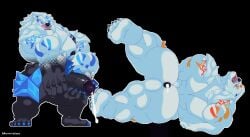 anal animated anthro ass balls barazoku bear big_muscles big_penis bodily_fluids clothing cum cum_in_ass cum_inside deity digital_media_(artwork) feet genital_fluids genitals huge_cock huge_muscles humanoid_genitalia league_of_legends legwear loop lying male male/male mammal moobs morinetsu muscular muscular_anthro muscular_male nipples on_back penetration penis pixel_(artwork) riot_games sex short_playtime side_view slap tail tail_motion tencent thigh_highs translucent ursine volibear